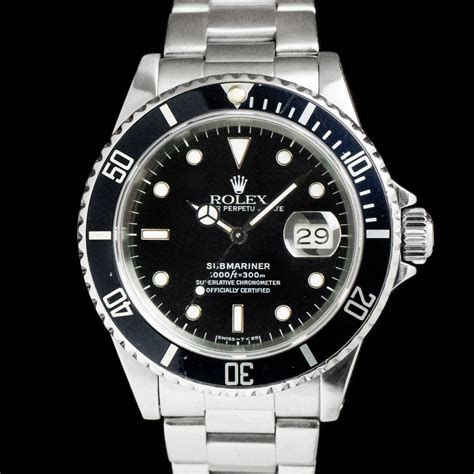 rolex submariner steel 16610|rolex submariner 16610 specs.